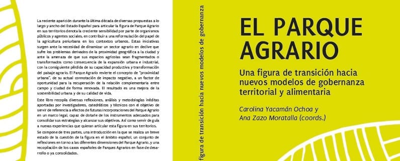 "El Parque Agrario", libro publicado por Heliconia 8 libro El Parque Agrario