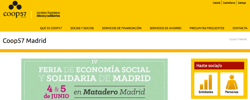 Sitio web de Coop57 Madrid 13 web Coop57 Madrid