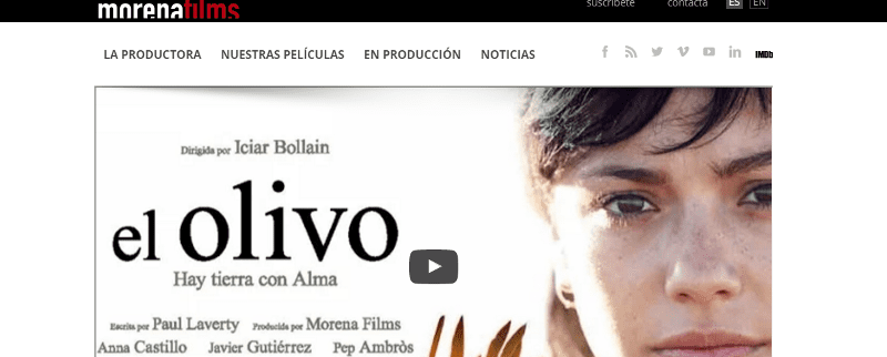 Sitio web de Morena Films 15 web morena films