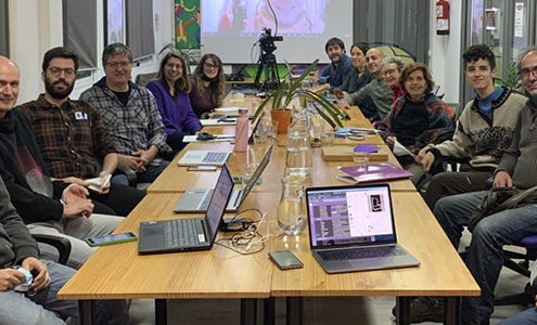 El Grupo de Vivienda REAS celebra una jornada de trabajo en Madrid 4 Reunion Grupo Vivienda REAS Tangente Colaoratorio